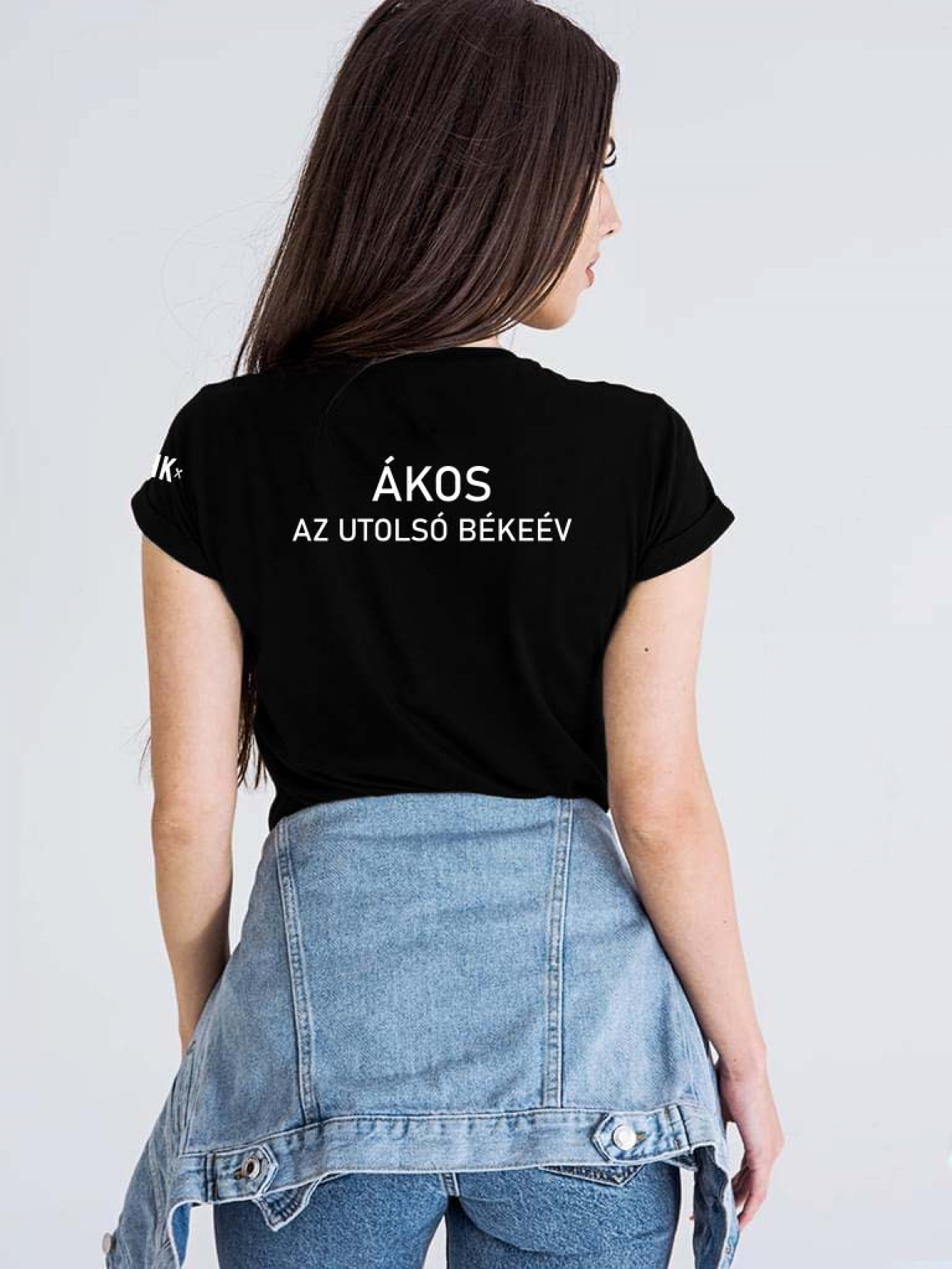DRK Az utolsó békeév fekete női póló